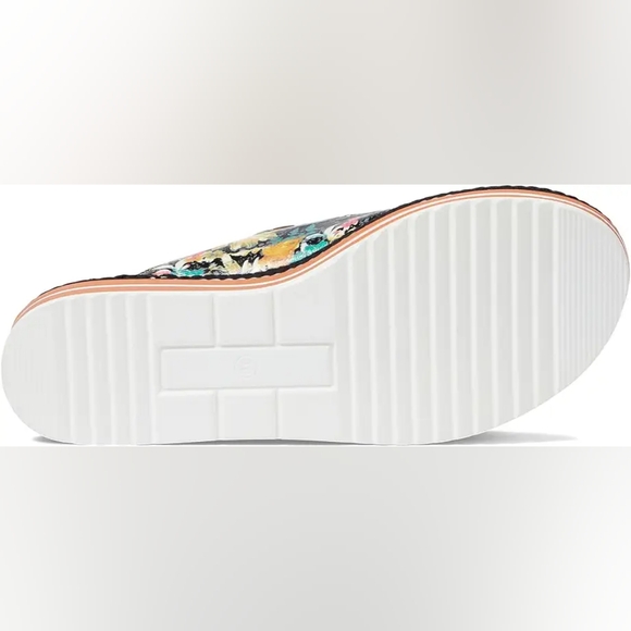 NWT L'Artiste Spring Step Zazzera Sandals Floral Leather Size EU 37/ US 6.5 - Picture 5 of 13